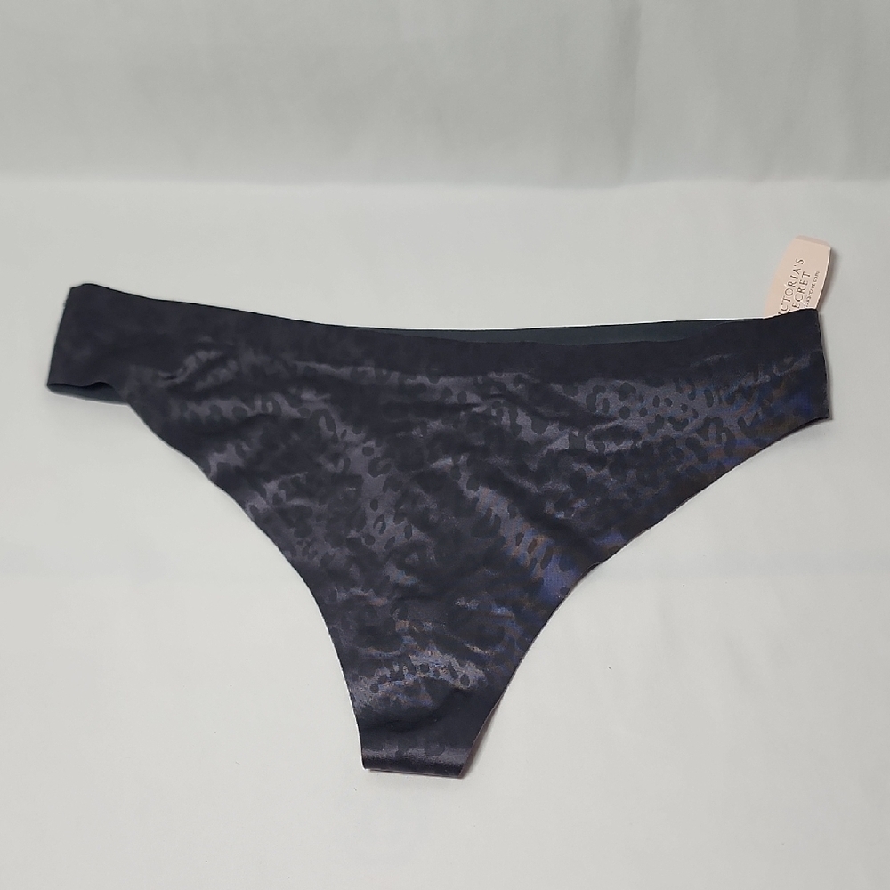 Victoria's Secret Black Leopard Print Panties